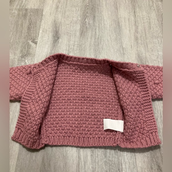 So ‘Dorable Pink Newborn Crochet Sweater 0-6 Months - Picture 6 of 9